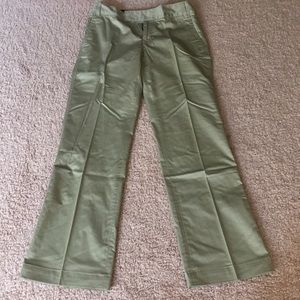 Banana Republic light green cotton pants